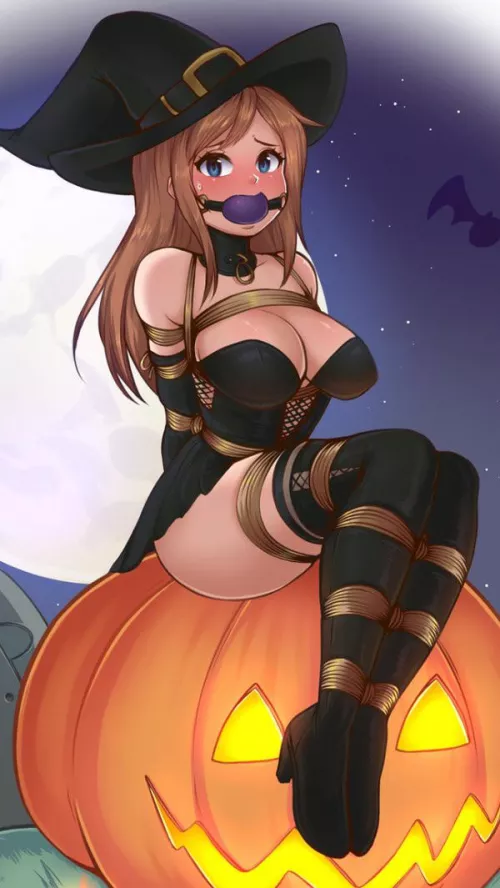 Halloween bondage with Lauren by throwaway879068