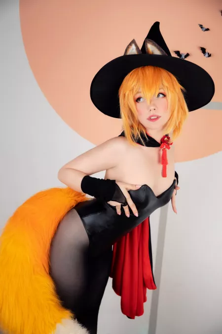 Halloween Senko-San by caticornplay by aviara_detra