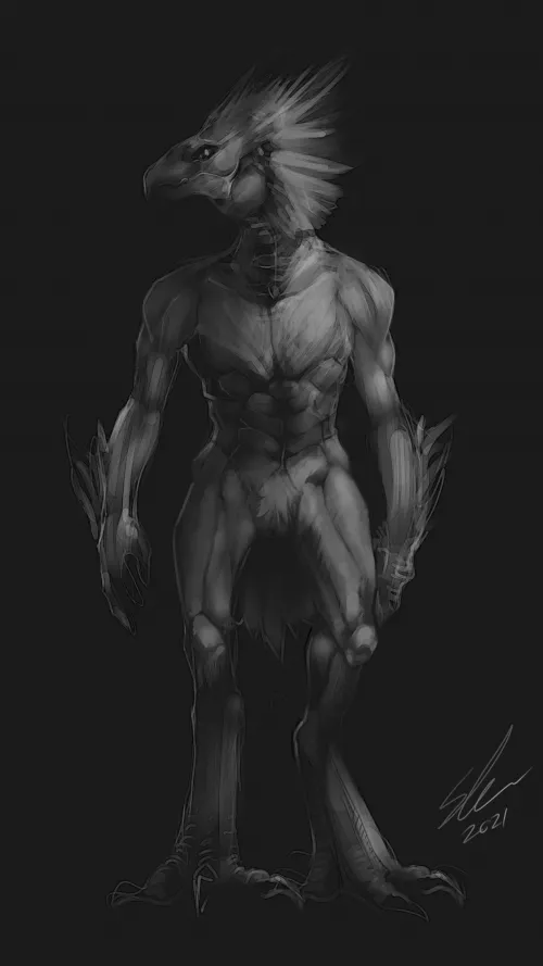 Halo Skirmisher. Art by me. by Precursorsaurus