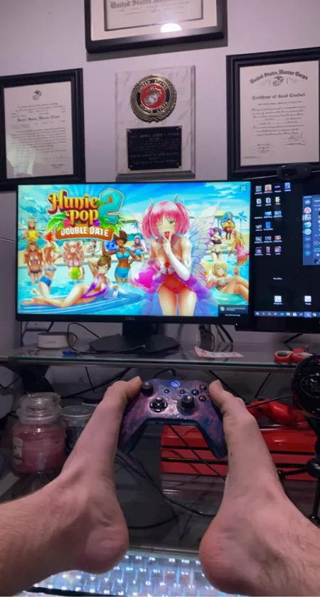 Hands free gaming! by whoredan38