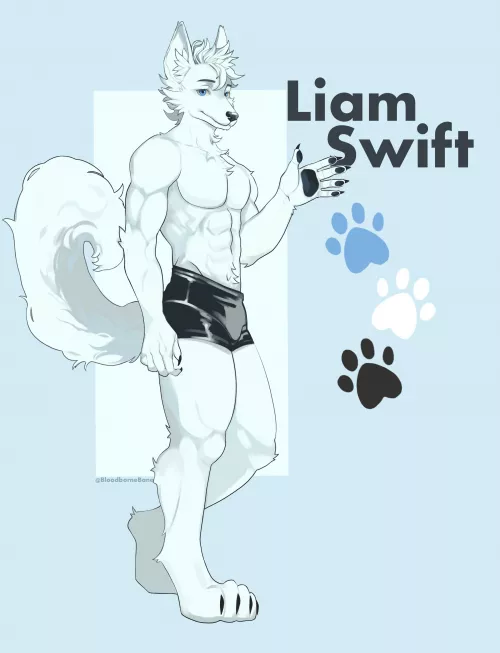 Handsome doggo I finished up for @swiftdoggo. Had a lot of fun rendering and experimenting! by BloodborneBane