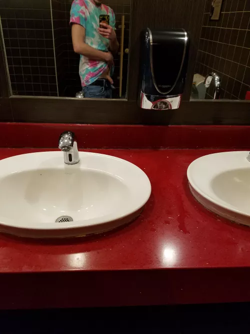 Hangin out at the movie's, someone came in right after i took this by Johnnyalt111