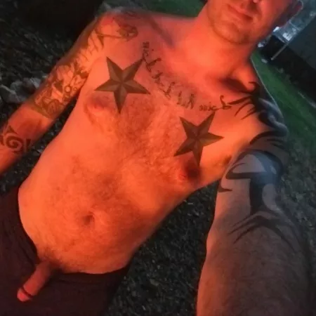 Hangin out by the bon fire. by Berry_Hunter