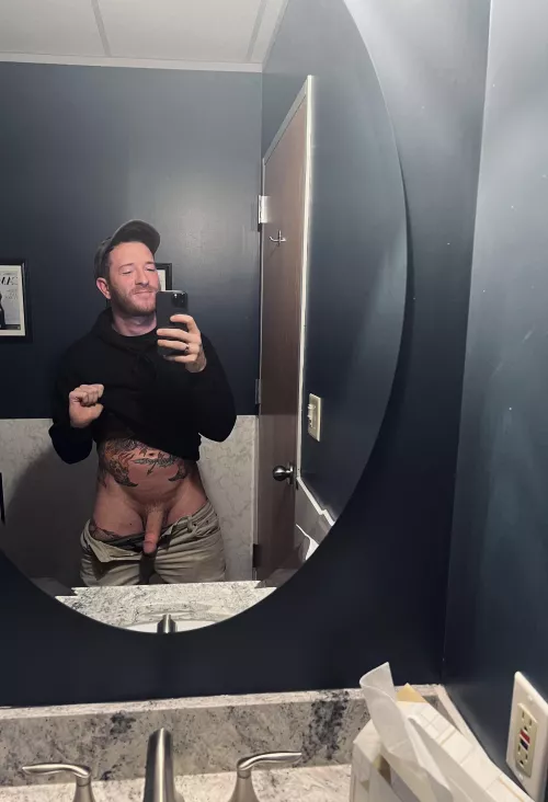 Hanging dong at work by Trainsworth