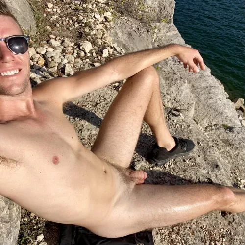 Hanging Out at Hippie Hollow by brybryprivate_