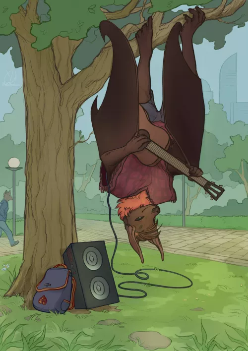 Hanging (PalDreamer) by TangentYoshi