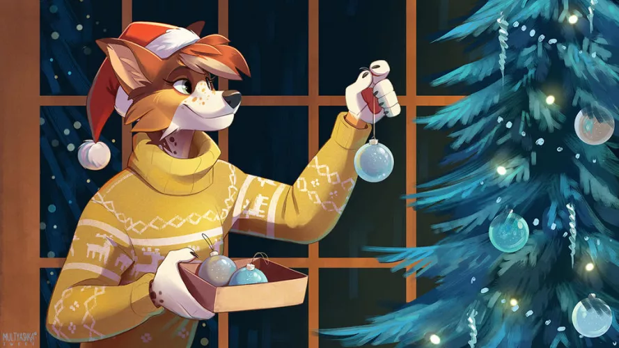 Hanging the Ornaments [Multyashka-Sweet] by DL2828