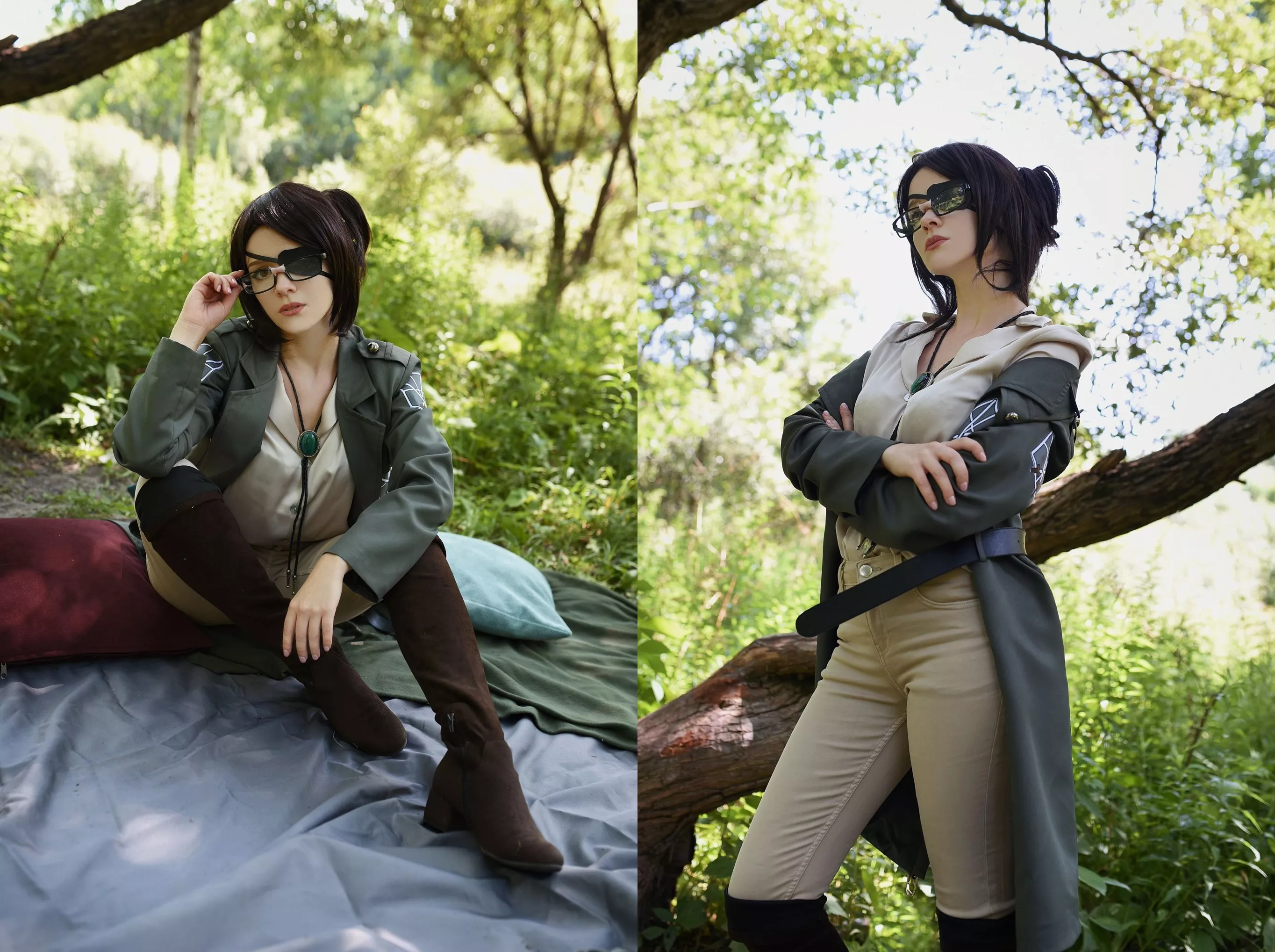 Hanji Zoe cosplay by Evenink posted by irina_sabetskaya