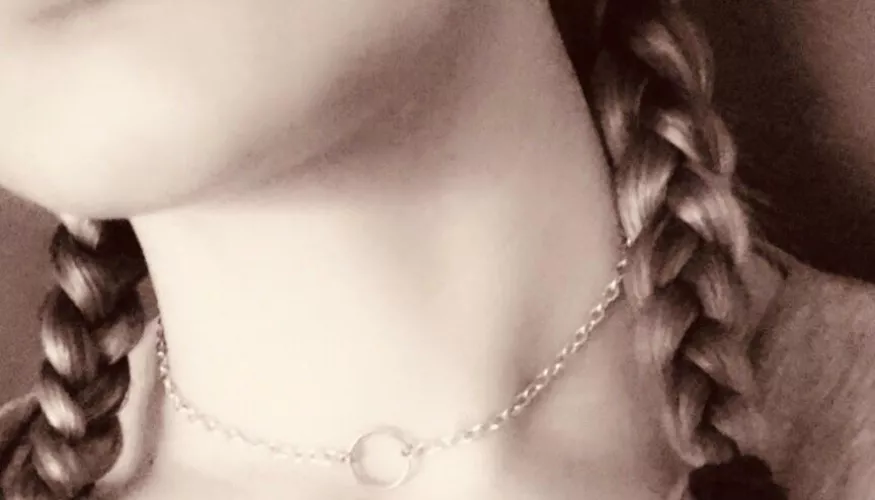 Happiest when I’m in my collar. I love this Day collar my Daddy bought me 🥰❤️ by Rr222xx