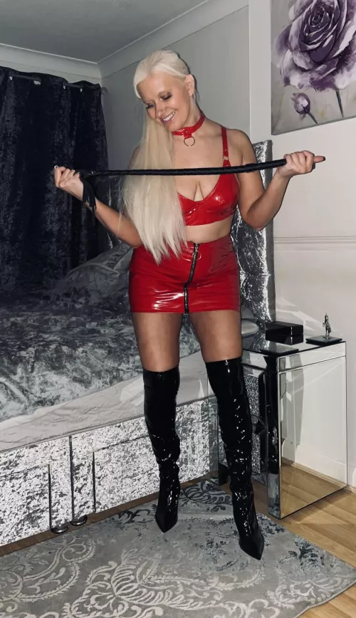 Happiest when there’s a whip in my hand, ecstatic when I’m whipping you by sparkly-and-savage