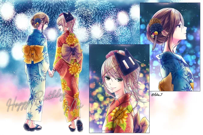 ☀️🍊 Happy belated birthday, Mei! 🍋🌈 [toho__7] [Citrus] by p_serrulata