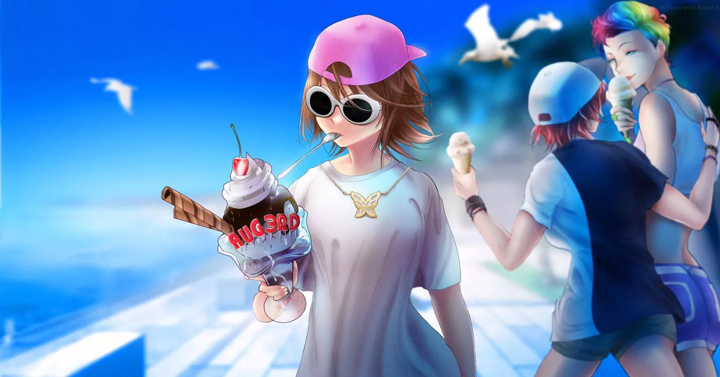 Happy Birthday Kyu! 💕💖💗Here’s an illustration for her from Silverwoodwork! posted by Tootiredtowrite