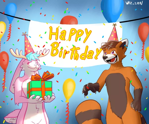 Happy Birthday Orion! (Wez_Zen) by OrionTheRedPanda