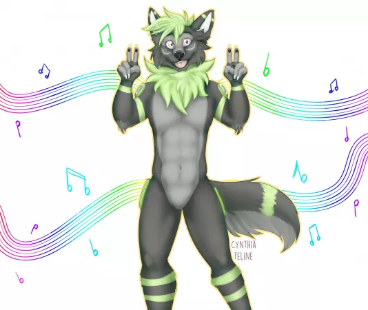 Happy DubDog (CynthiaFeline) by Cynthia_Fel