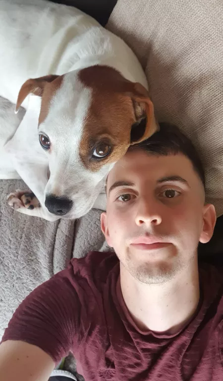 Happy Friday from me and the pup 🐶 by Legitimate-Ice937