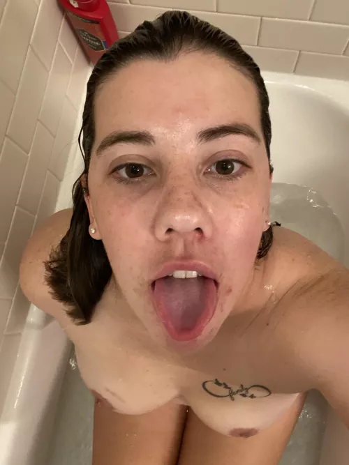 Happy Friday!!! You asked for a tongue out picture. Don’t let me down. by kat_avery2021