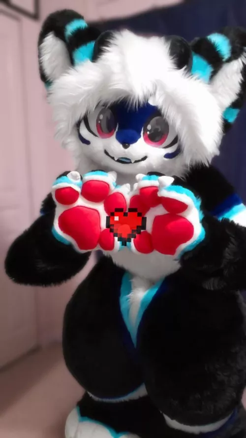 Happy Fursuit Friday! 💖 by bncn_ao