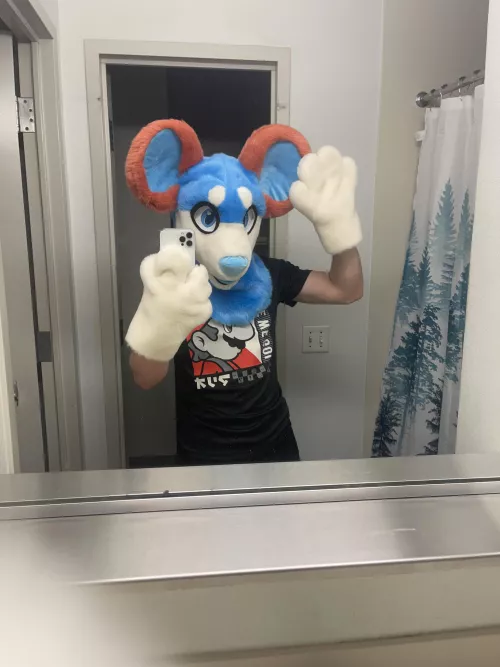 Happy fursuit Friday by Little_Red1023