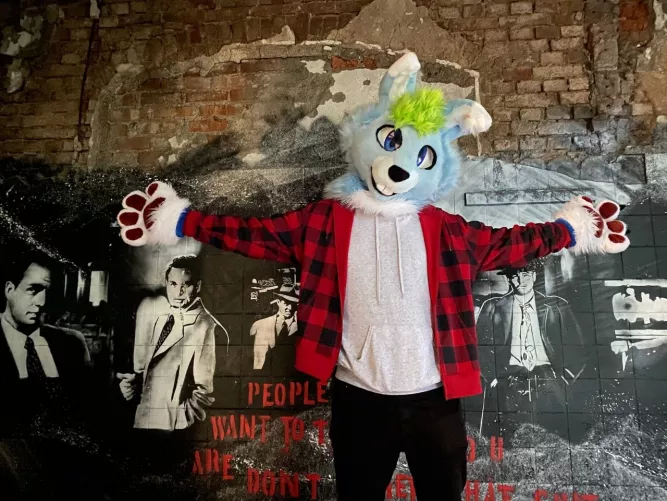 happy fursuit friday ^^ by ThatBlueBun