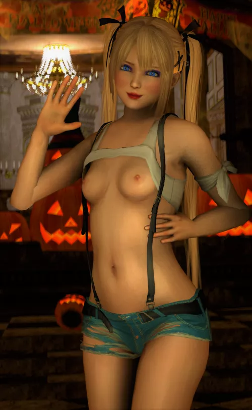 Happy Halloween With Marie Rose - [Skeletron27] by skeletron27