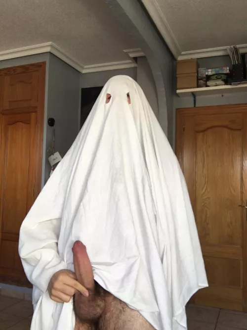 Happy Hallowiener! 🎃 Getting my costume ready to get lit tonight 👻 by HunterWetnhigh