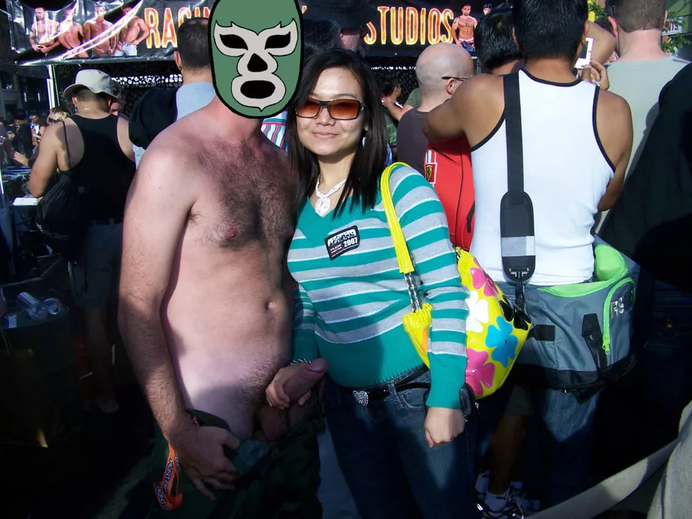 Happy hands-on times at Folsom posted by Public-Erection-CFNM