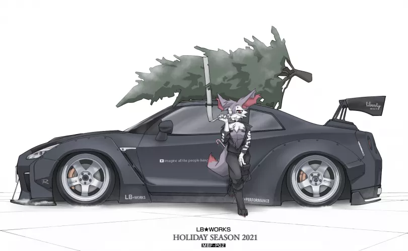 Happy Holidays [art by me] by MBF-P02