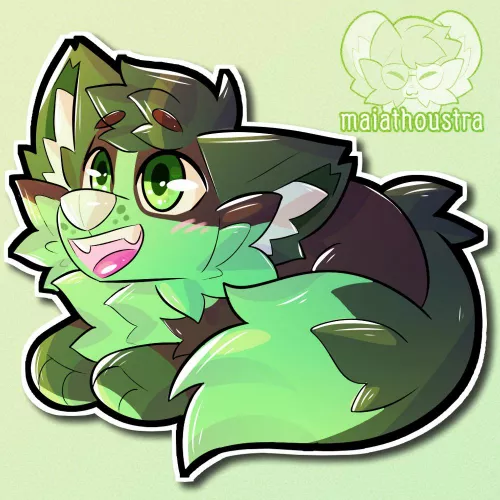 Happy loaf! Comm for Mattfloof, art by me @maiathoustra by maiathoustra