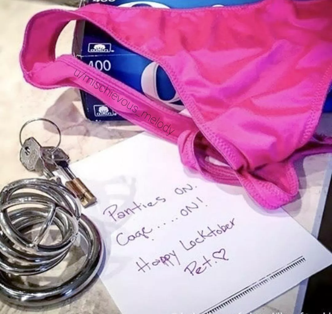 Happy Locktober, pet 💖 🔒 posted by mischievous_melody