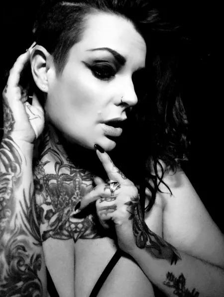 Happy Monday babes! 💋🖤🔪 by Christina_Chaos