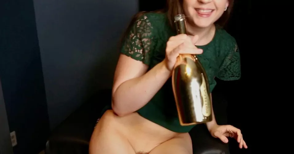 Happy New Year! I popped some champagne and then got naughty with the bottle 😉 by kurious_xxx