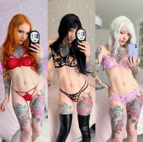 Happy #SGSundies! Choose your fighter with Shamandalie - 1, 2, or 3? by SuicideGirls