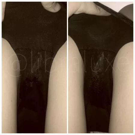 Happy Sunday! I jilled (my feminized term for jackibg off) twice already. And those who know me know I like jilling with panties on. Sorry - not sorry - for the mess. 😏 by libraluxe