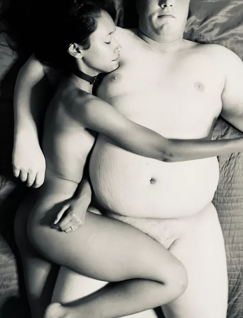 Happy Thursday, here’s us! We’re reversed; thicc man and small lady. Hope we get some love here! by Mixed04521