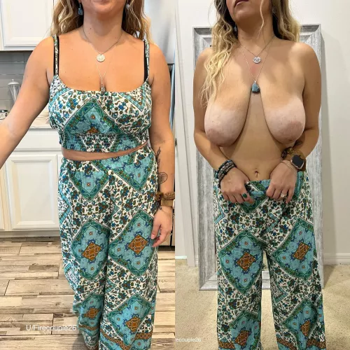 Happy Titty Tuesday with a little on/off by Firecouple26