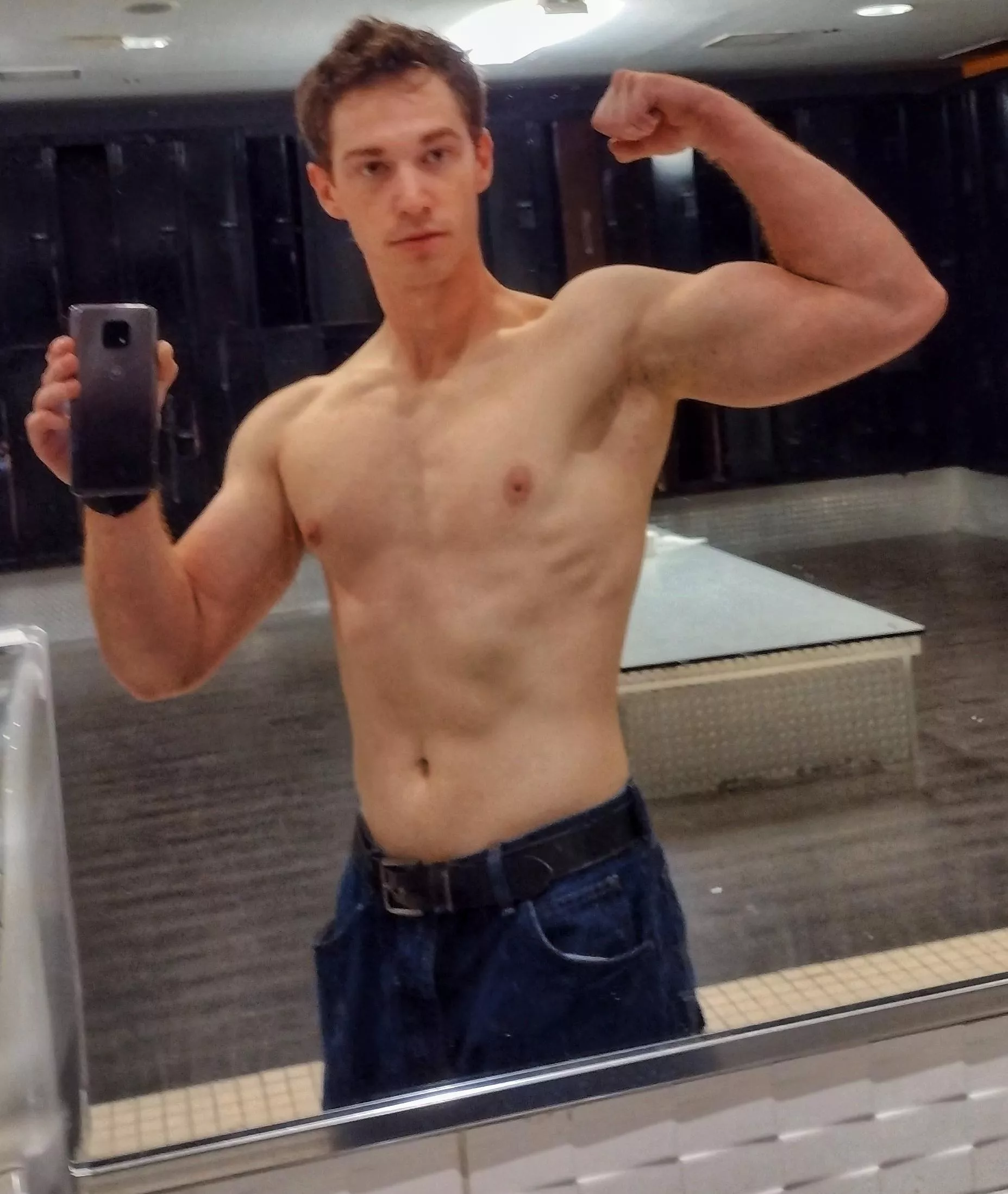 Happy to be back at the gym 😊 posted by grabmebythehorn