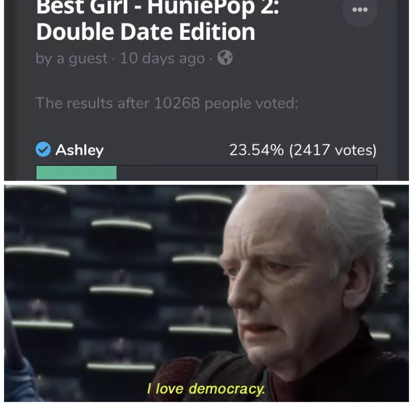 happy with the votes posted by FalcoZuero