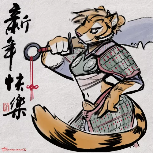 Happy Year of the Tiger! (art by me - @livintrashcan on twitter) by PETApitaS