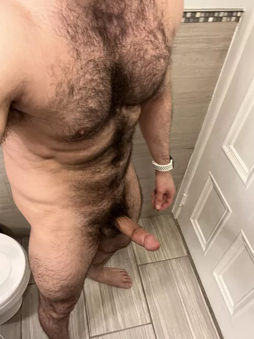 Hard and hairy by SpartanMuscle7