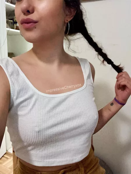 Hard nipples and braids to pull on! by [deleted]