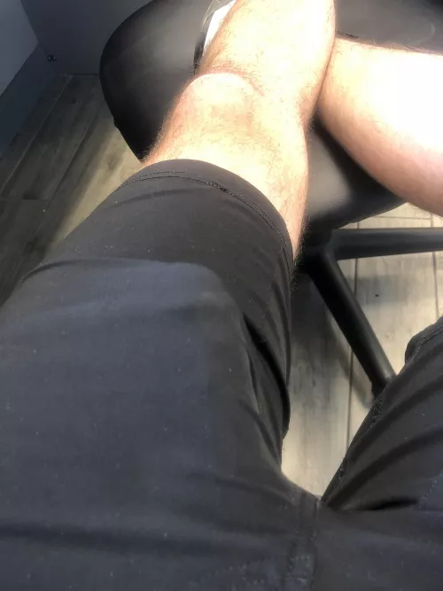 Hard to hide in these shorts by JustBored03