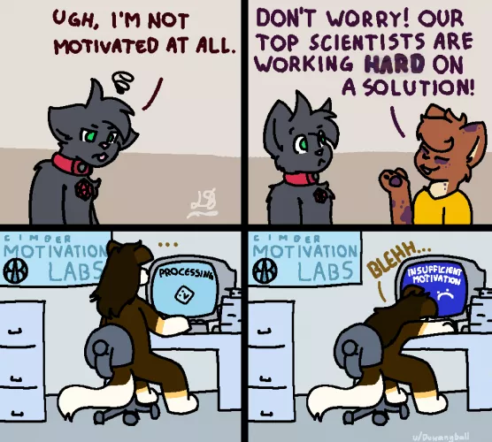 Hardly Working [comic by me :D] by duwangball
