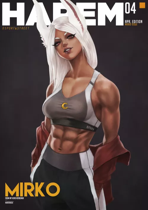 HAREM Calendar 2022 - Miruko (MonoriRogue) [My Hero Academia] by Kuro-Oji