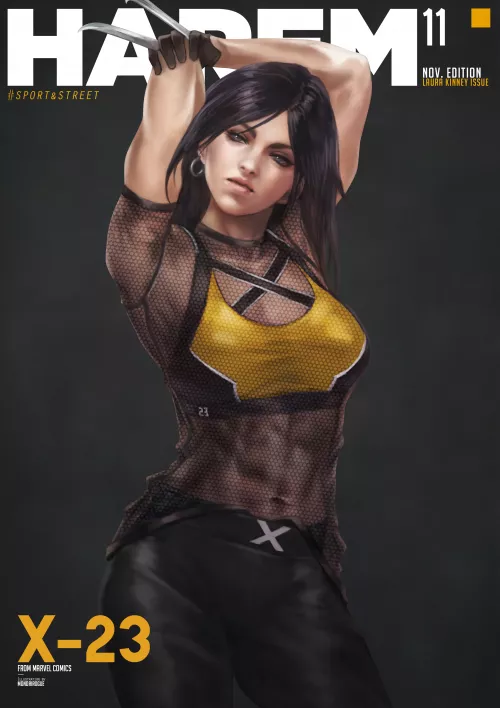 HAREM Calendar 2022 - X-23 (MonoriRogue) [X-Men, Marvel] by Kuro-Oji