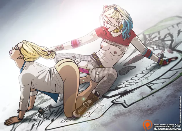 Harley Quinn and Dr. Harleen Quinzel(fuckit) by [deleted]