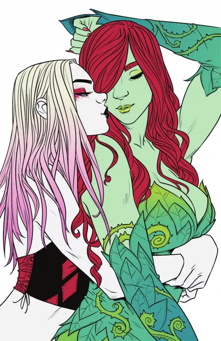 Harley Quinn and Poison Ivy by Sophie Campbell (2021) by prismatika_on_tumblr