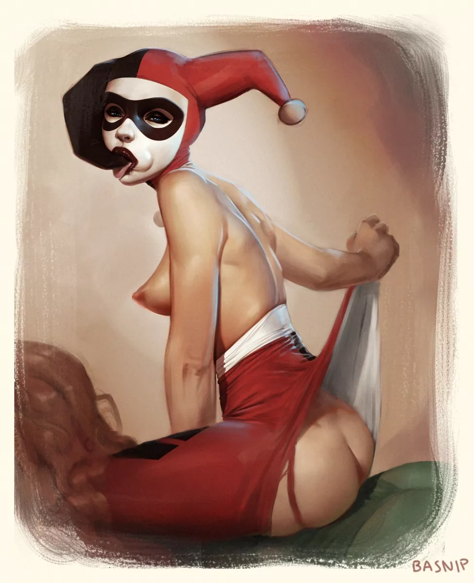 Harley Quinn by Basnip! posted by Txur-Itan