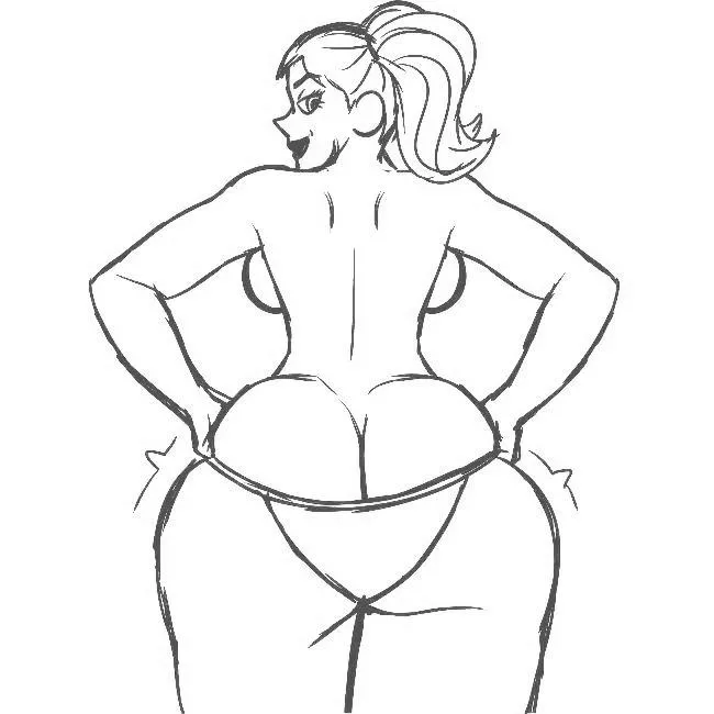 Harley Quinn Fat Ass In Panties Sketch (Oc) posted by Able-Sherbert-8889