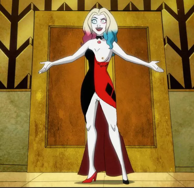 Harley Quinn in ripped, short dress. Never drawn ripped clothes before. But enjoy. posted by biggsMcNiggs