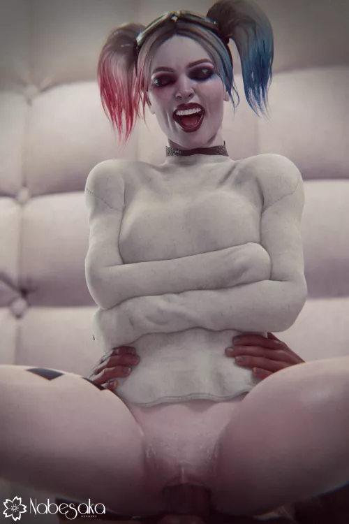 Harley Quinn - Sticking Your Dick in Crazy (Nabesaka Renders) by Kuro-Oji